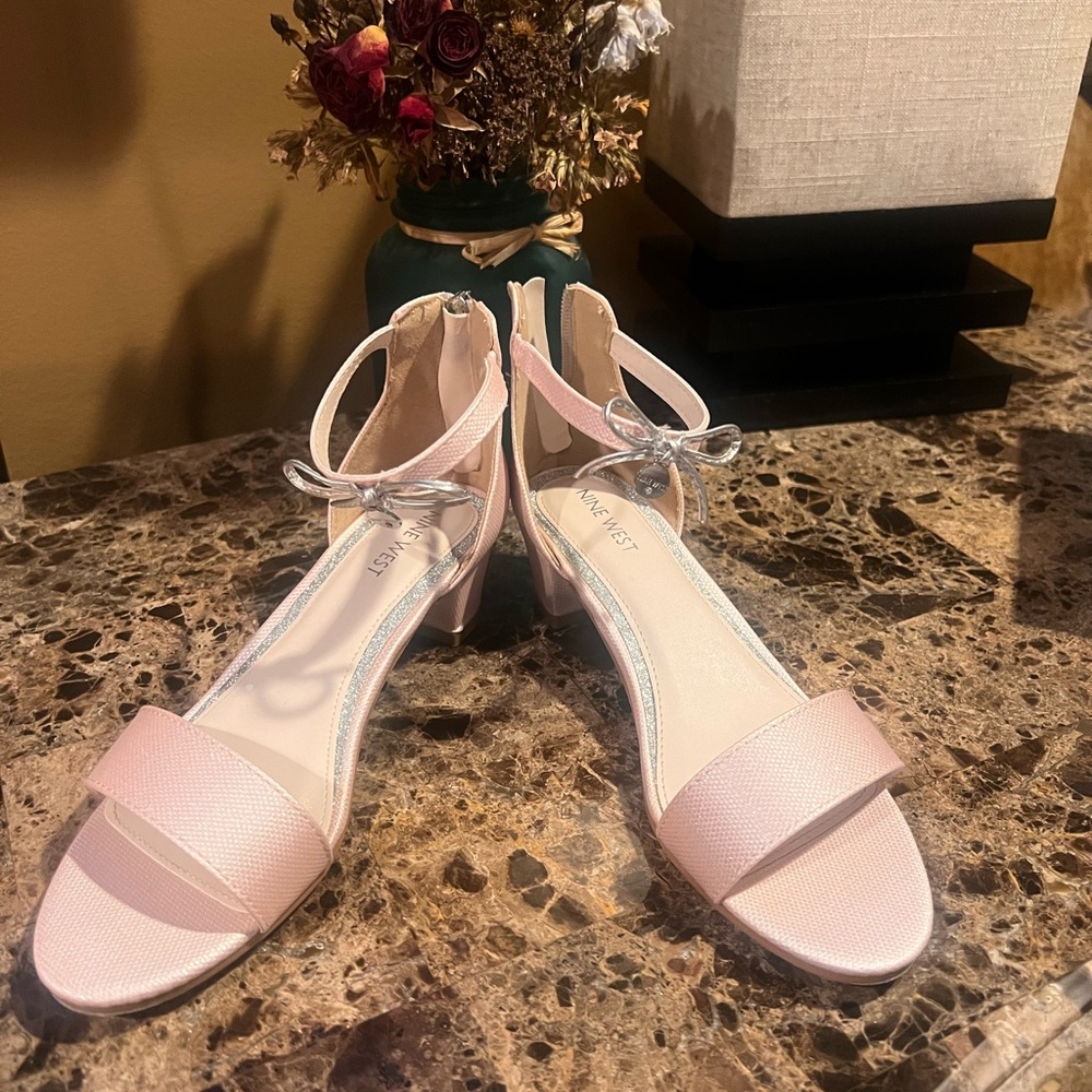 Light pink dress heel sandal by Nine West